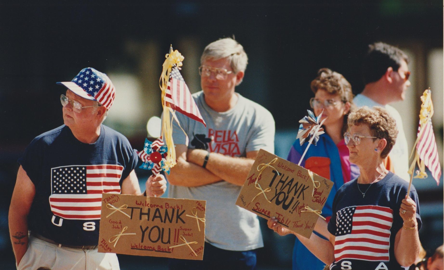 Parade watchers at Operation Homecoming, 1991